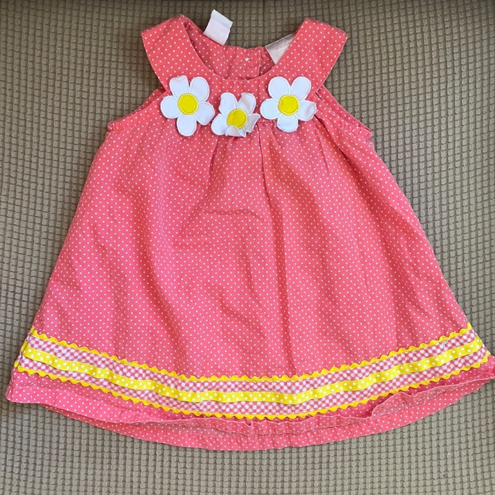 👼3 for $10👼 Baby Beri Pink Dress. EUC. 3-6M.